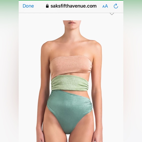 NWT isla cut-out bandeau bikini - Picture 1 of 5